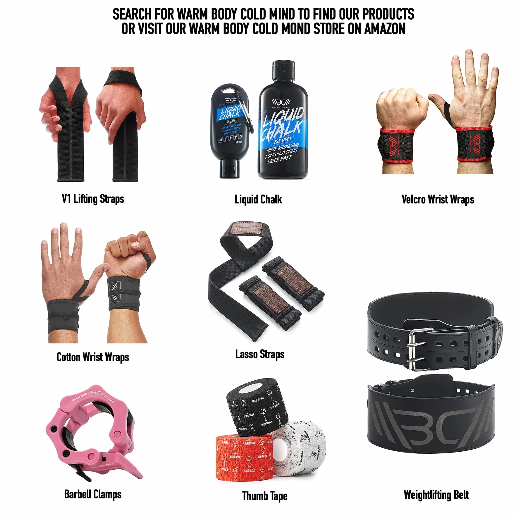 Bandaże na Nadgarstek do Podnoszenia Ciężarów Cotton Wrist Wraps Trójbój Siłowy Martwy Ciąg Weightlifting