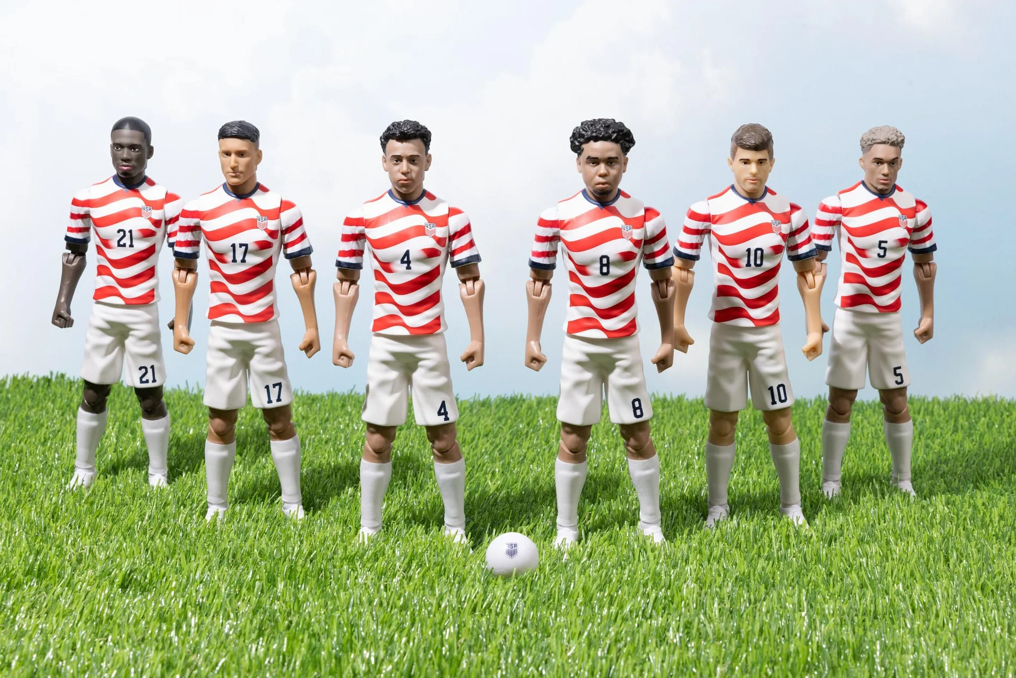Sockers Banbo Toys 2026 USMNT Christian Pulisic (Home Jersey) 20 cm kolekcjonerska figurka piłkarska