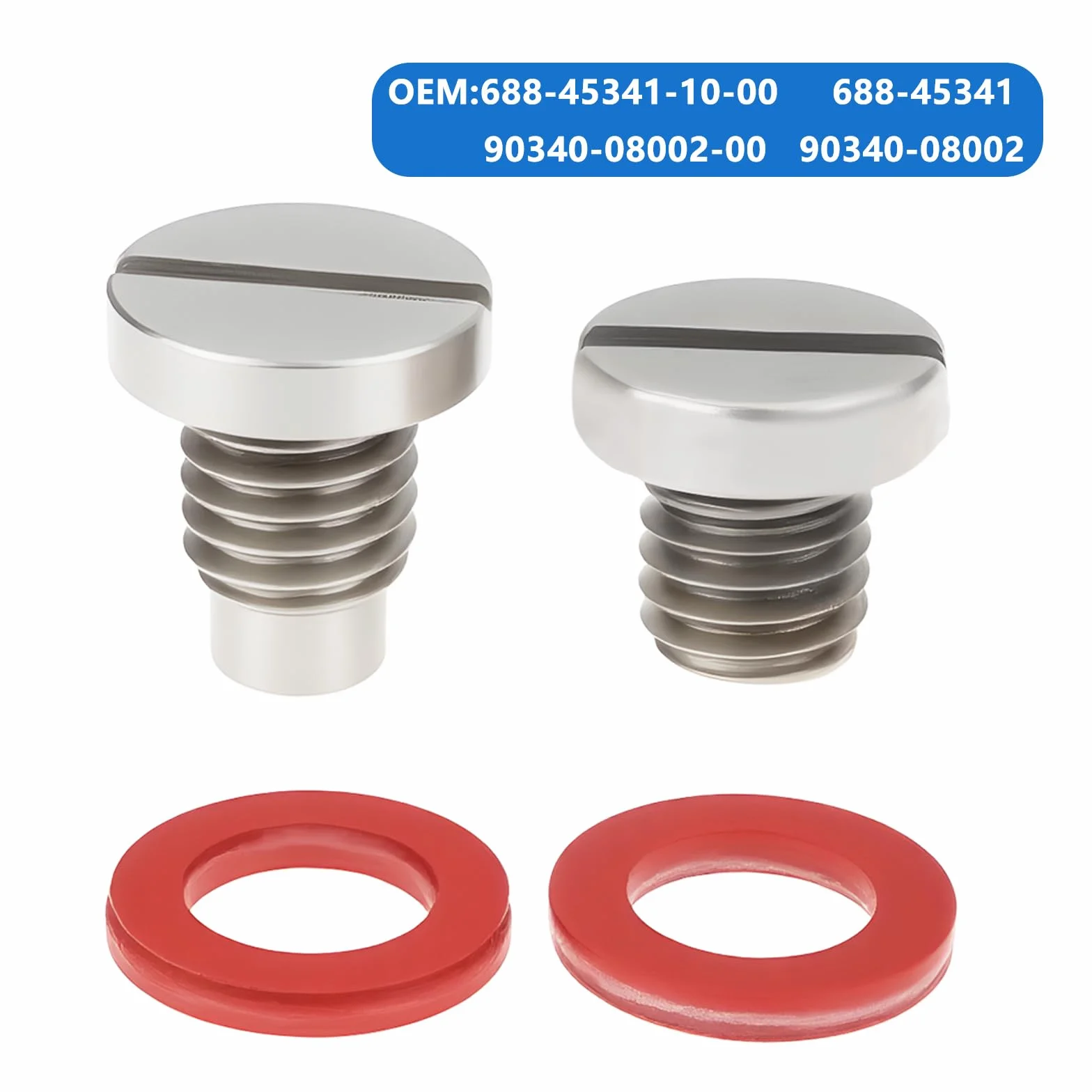 ECSiNG 1 zestaw śrub spustowych dolnej jednostki 688-45341-10-00 688-45341 kompatybilny z Yamaha