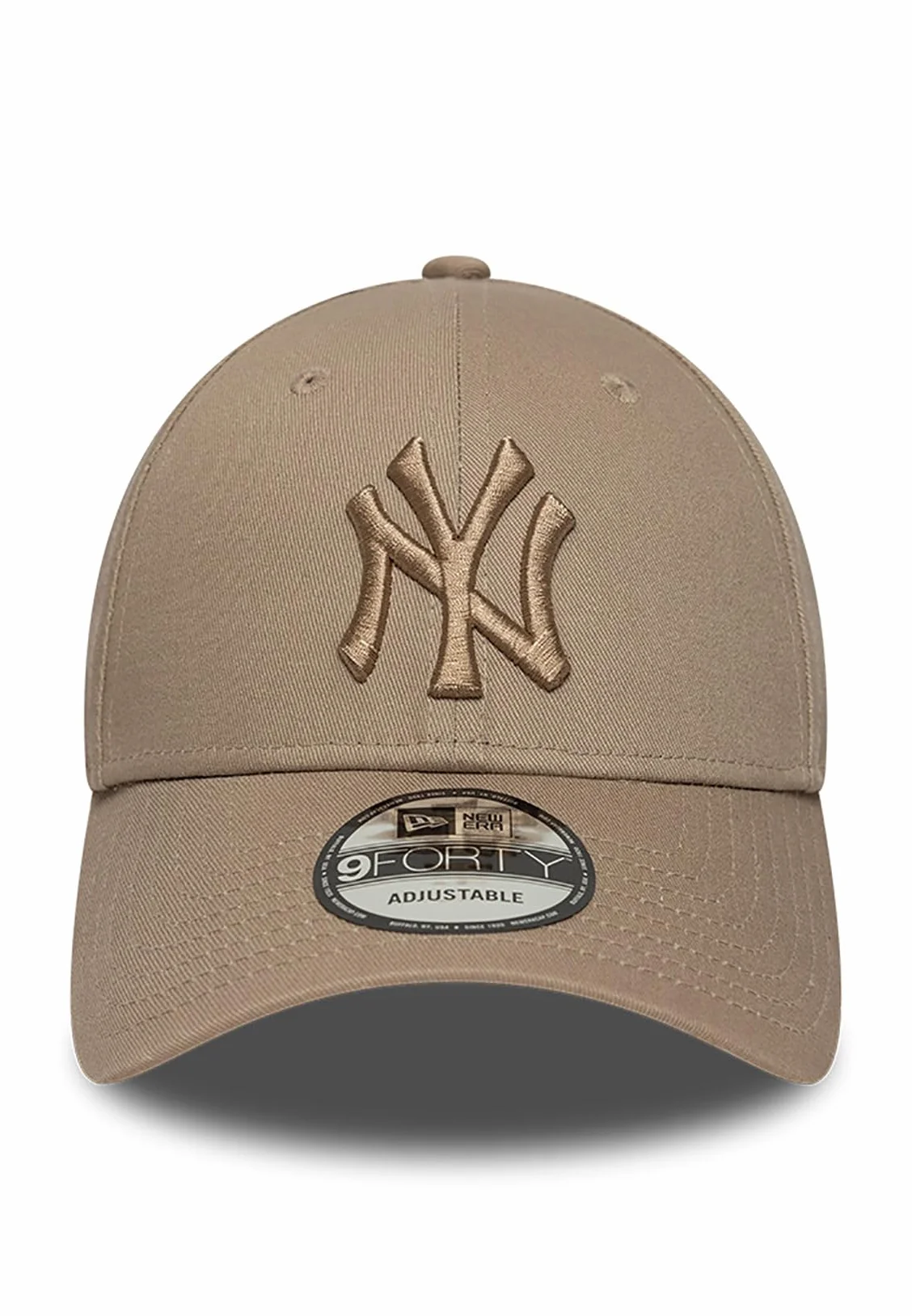 New Era Czapka z daszkiem 9Forty - New York Yankees popielaty brąz