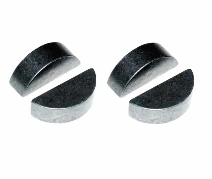 cyclingcolors 4 x wał napędowy, sprężyna dopasowująca, klin zapłonowy, klin do przewożenia półksiężyca, traktora, kosiarki, skutera, 5 x 9 x 22 mm
