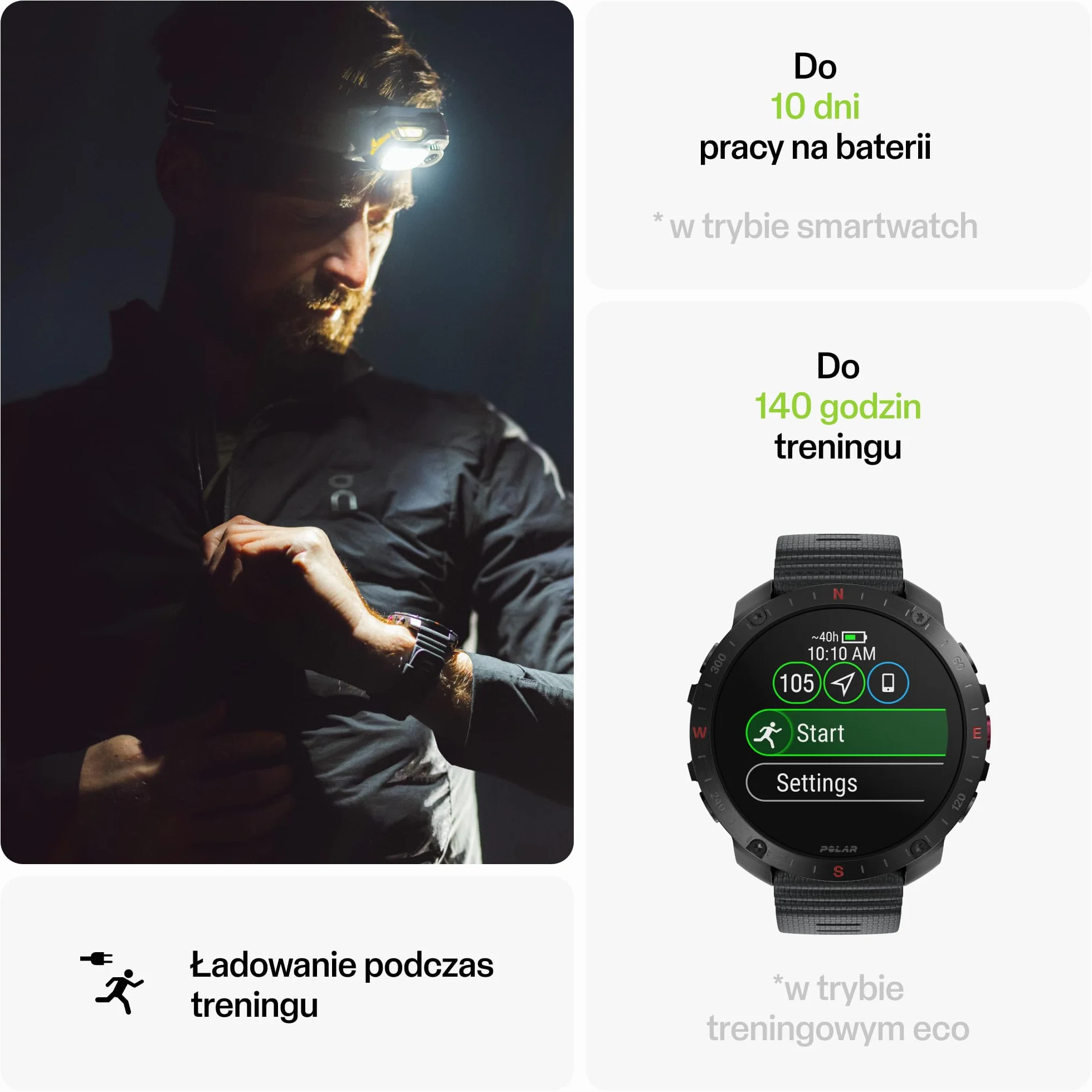 Polar Grit X2 Pro z GPS klasy premium – wytrzymały zegarek outdoorowy. Zaawansowana nawigacja i monitorowanie danych, sensor tętna i inne bioczujniki zaprojektowane dla najlepszej wydajności