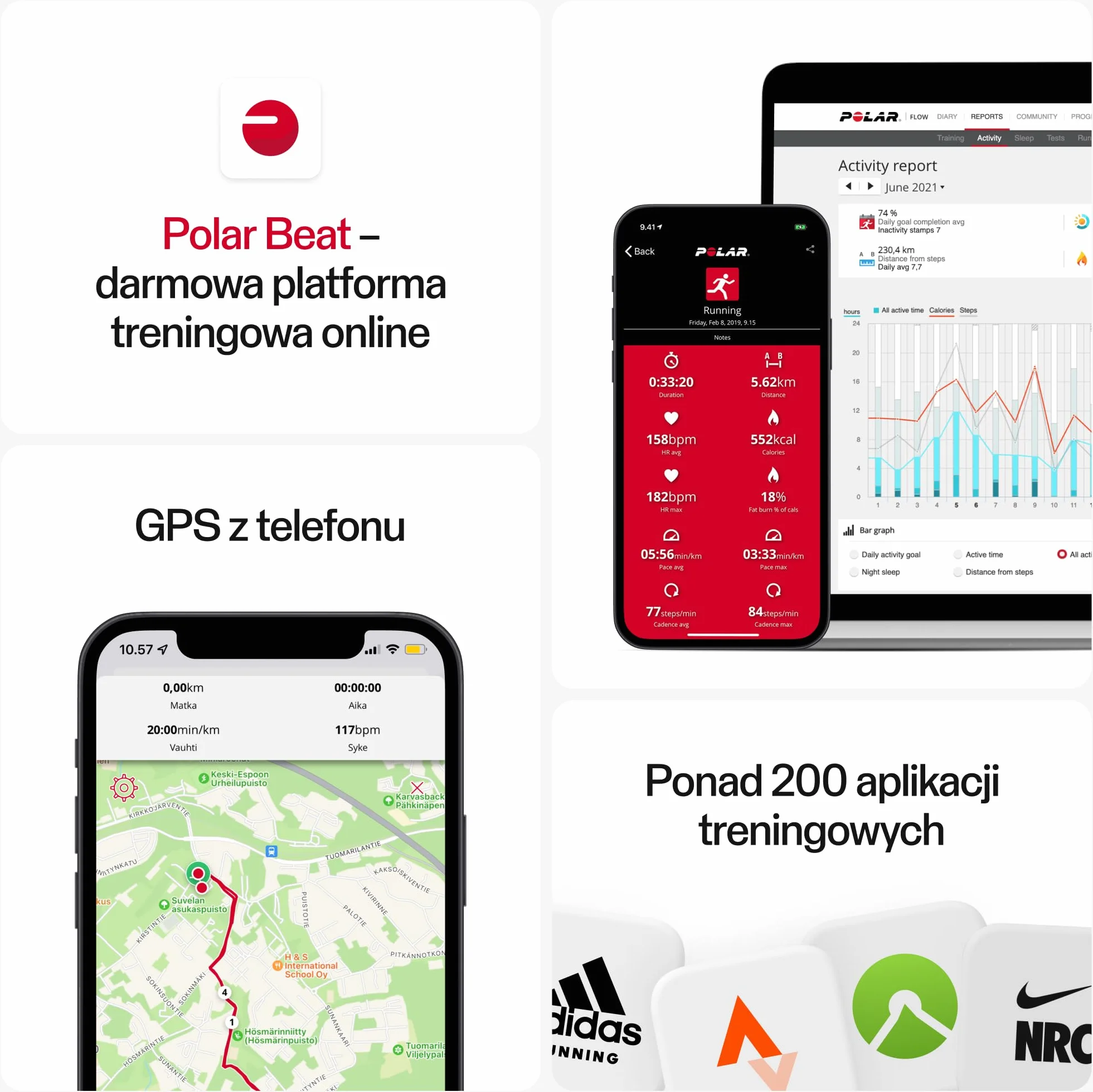 Sensor tętna Polar H10 czarny ANT+, Bluetooth, EKG, śledzenie HRV, wodoszczelny, opaska do prania w pralce, komfortowe dopasowanie, wymienna bateria, kompatybilne z urządzeniami siłowni XS-S 62-74cm