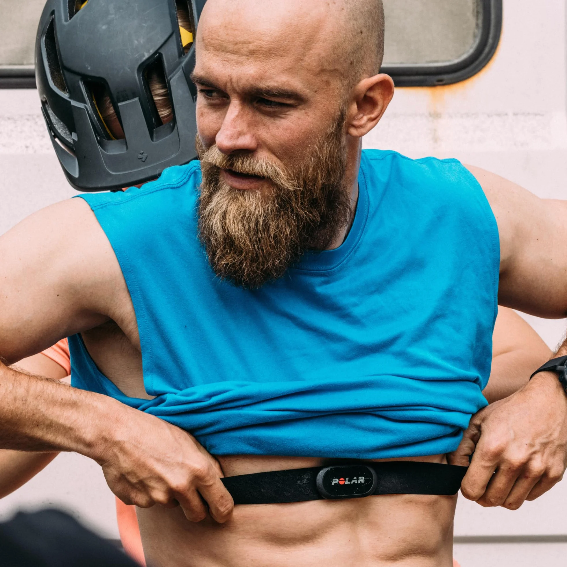 Sensor tętna Polar H10 czarny ANT+, Bluetooth, EKG, śledzenie HRV, wodoszczelny, opaska do prania w pralce, komfortowe dopasowanie, wymienna bateria, kompatybilne z urządzeniami siłowni XS-S 62-74cm