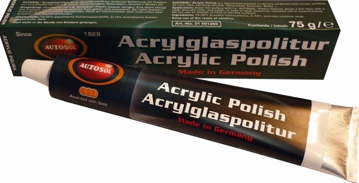 Autosol 01 001260 politura do szkła akrylowego, 75 ml