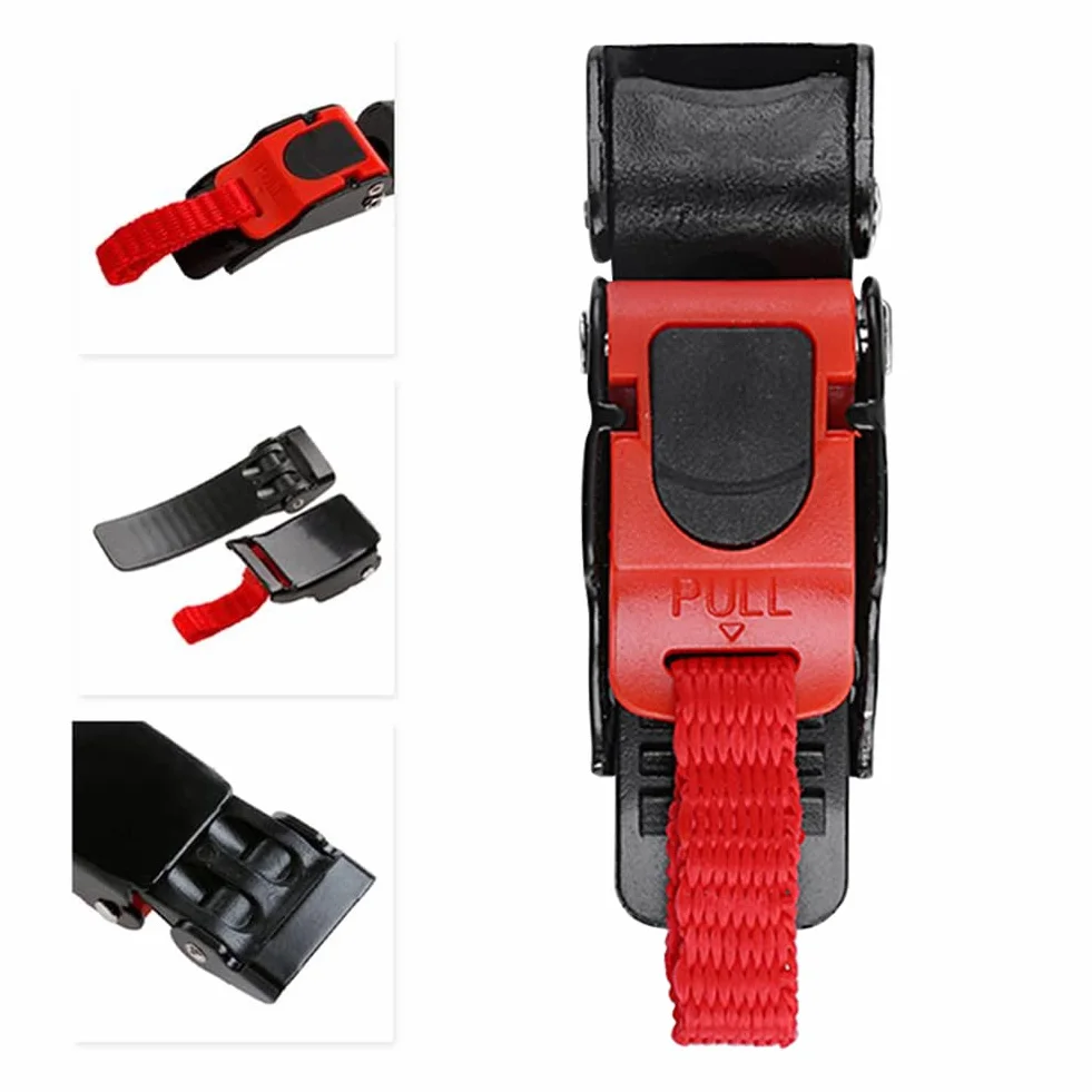 Klamra na kask, klamra do kasku motocyklowego, klips do kasku motocyklowego, aby zachować stabilny i bezpieczny kask podbródkowy podczas jazdy motocyklem lub rowerem-2 szt