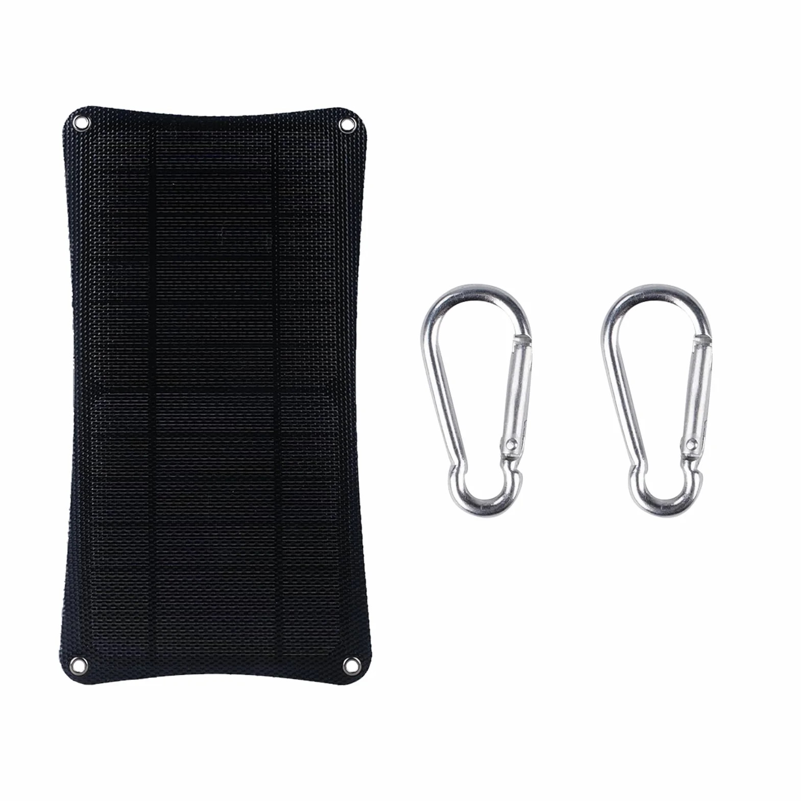 Panel słoneczny 10 W, 5 V, wyjście podwójny port USB 2 A, wygodna ładowarka do panelu słonecznego, ładowarka do plecaka, nadaje się do aktywności na świeżym powietrzu, wędrówek, kempingu