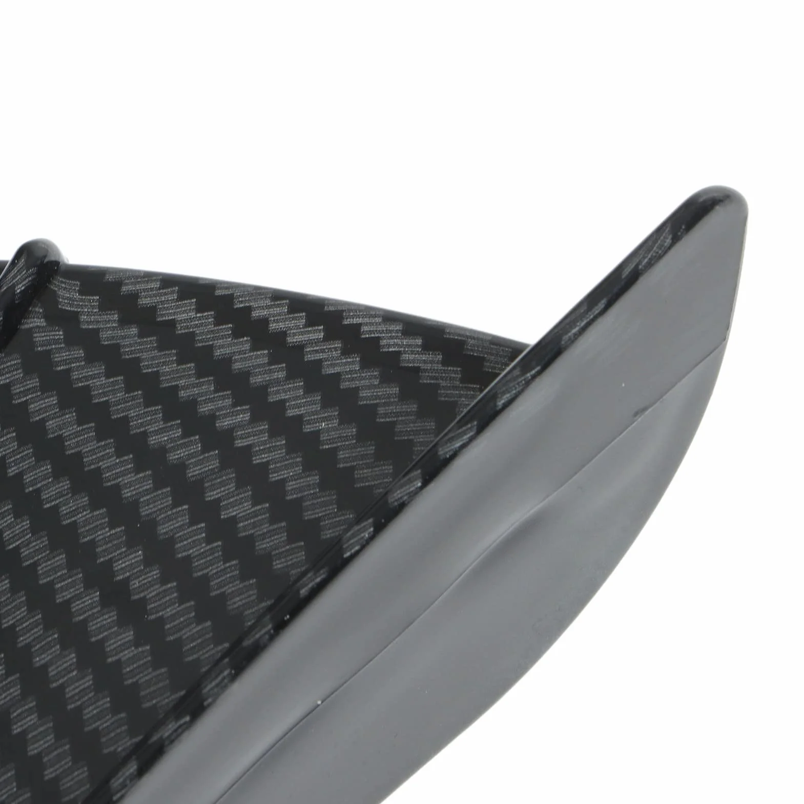 Winglet Motocyklowy, Uniwersalne Skrzydło Aerodynamiczne z Włókna Węglowego ABS z Samoprzylepnymi Bocznymi Owiewkami Owiewki Motocyklowe dla YZF R3 R25 Z400 400