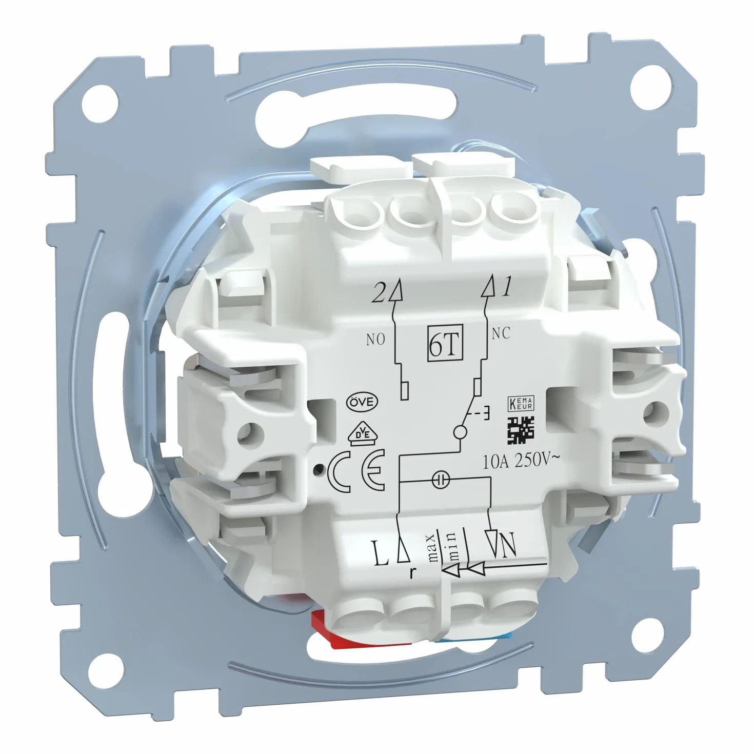 Merten MEG3156-0000 Pushbutton switch 1P Metallico interruttore elettrico