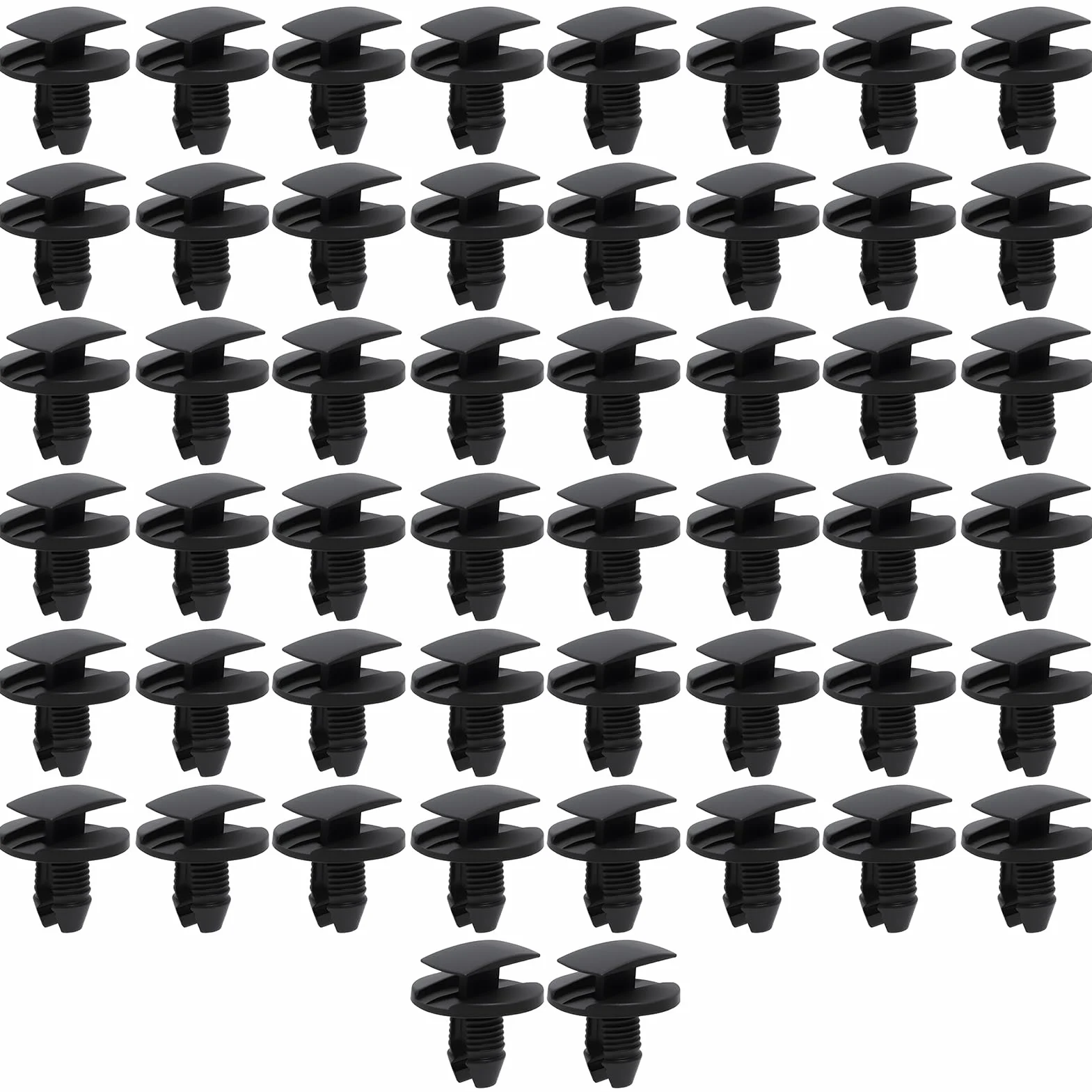 50 klipsów mocujących Parechocs 8565.53 1609267280, klipsy samochodowe do Citroen Peugeot Jumpy Berlingo C3 C4 C5 C6 Clio 2 206 307 308 Expert, plastikowe nity samochodowe, mocowanie błotnika