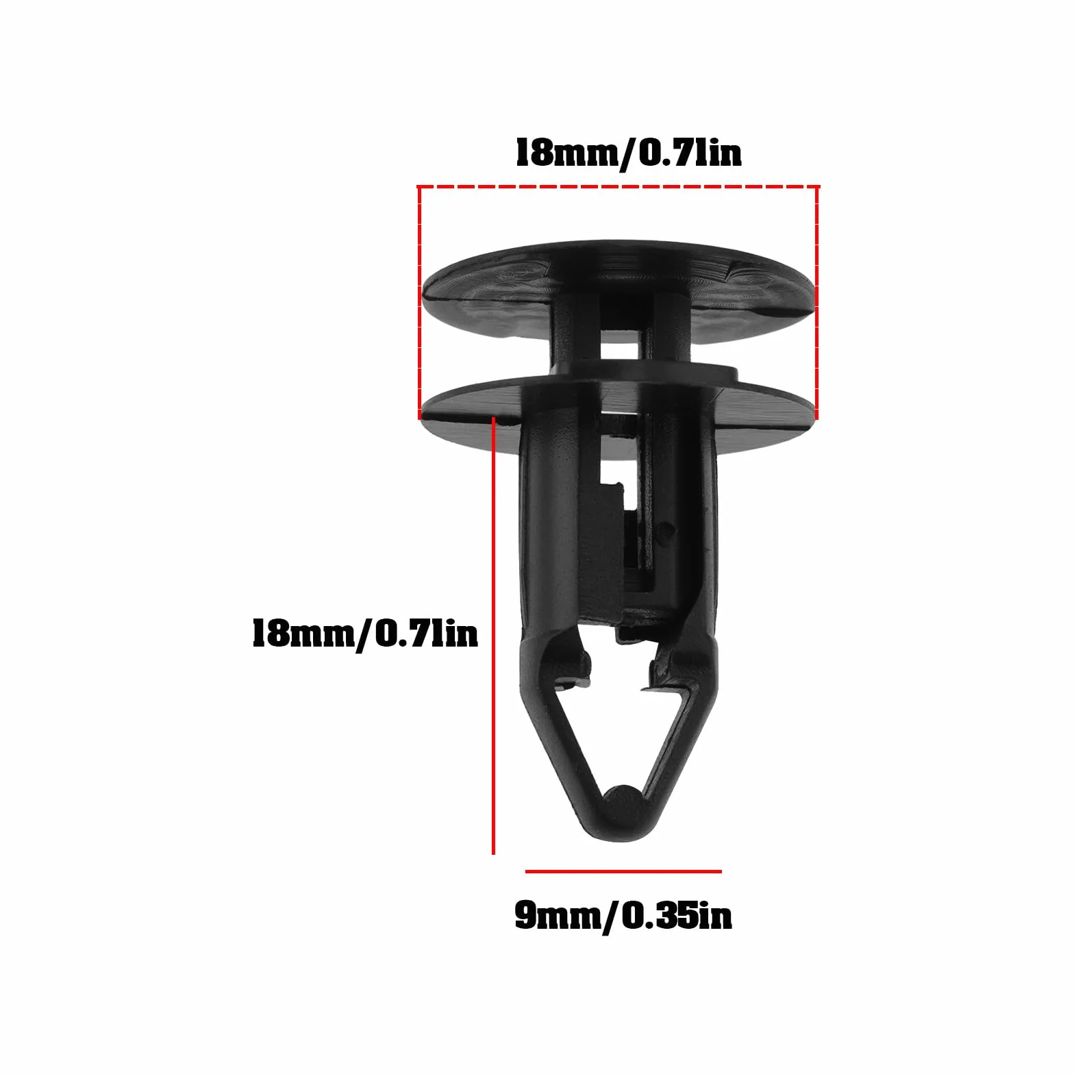 20 x klipsy mocujące typu push fit kompatybilne z Dacia 054000001R 4451732 93198738