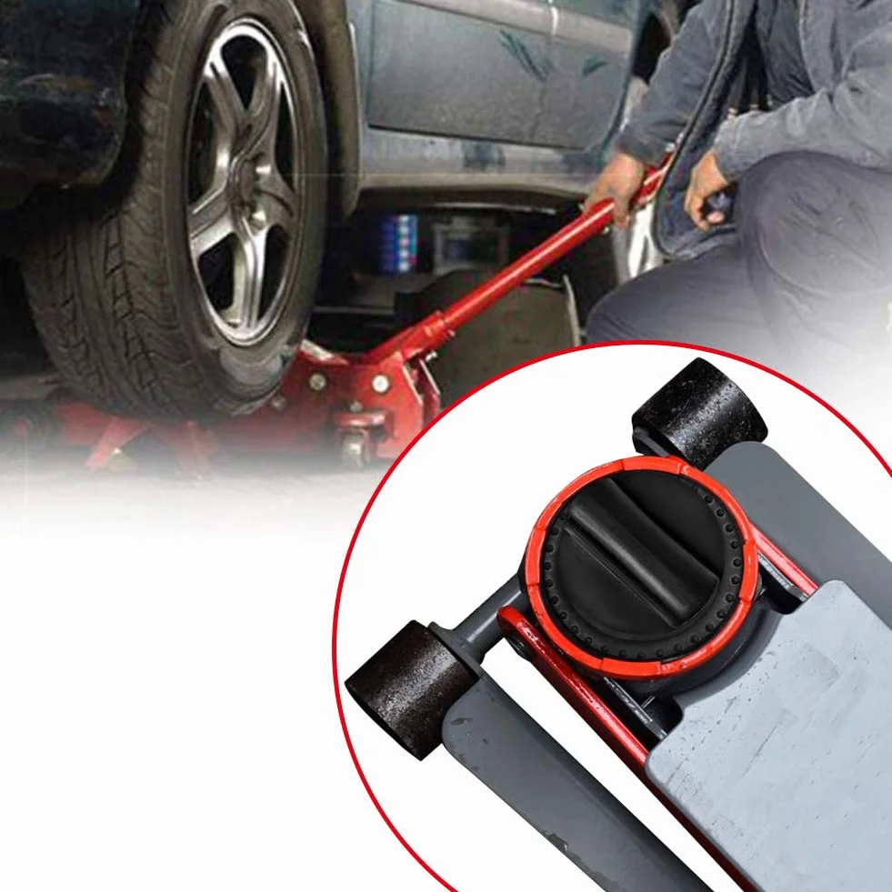 YIXISI 2 Sztuk Uniwersalna PodkłAdka Gumowa Jack, Uniwersalny Adapter PodkłAdki PodłOgowej, Spawany Uchwyt Boczny Ramy Szyny Ochronnej KrążEk/PodkłAdka, Kompatybilny z Audi TT RS R8 A6 A7