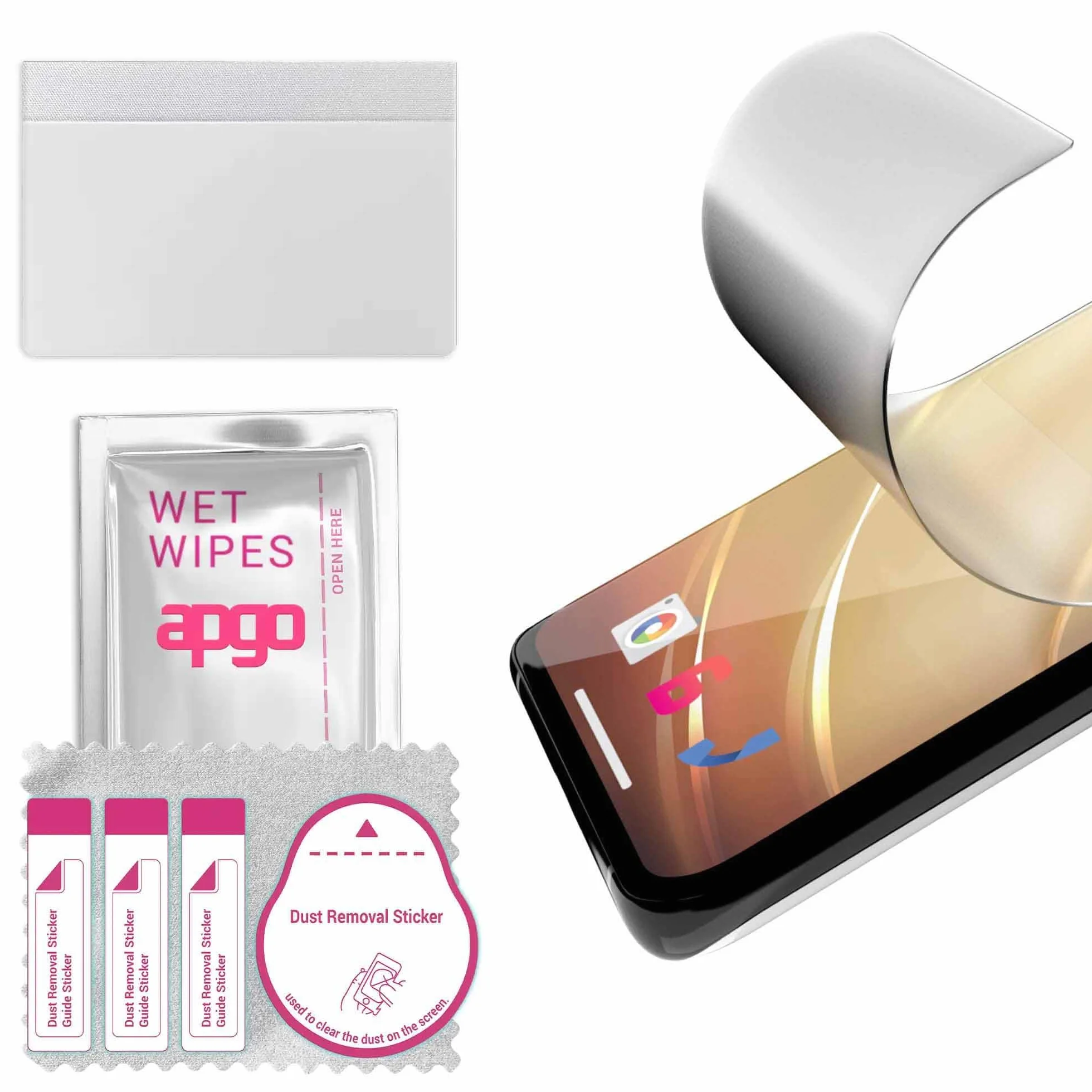 apgo MATTE Hybrid Glass Screen Protector Honda CB125R 2024, szkło hybrydowe matowe