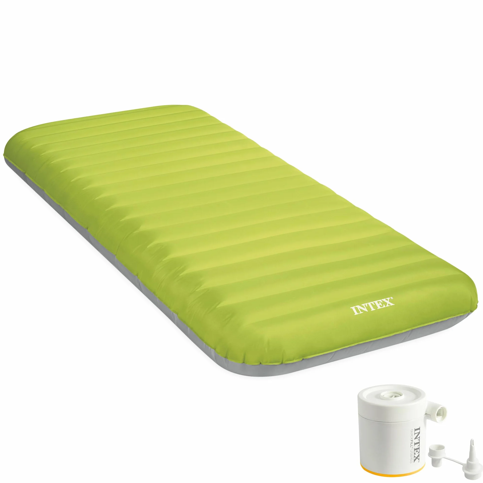 Intex Materac dmuchany, łóżko nadmuchiwane, wielokolorowe