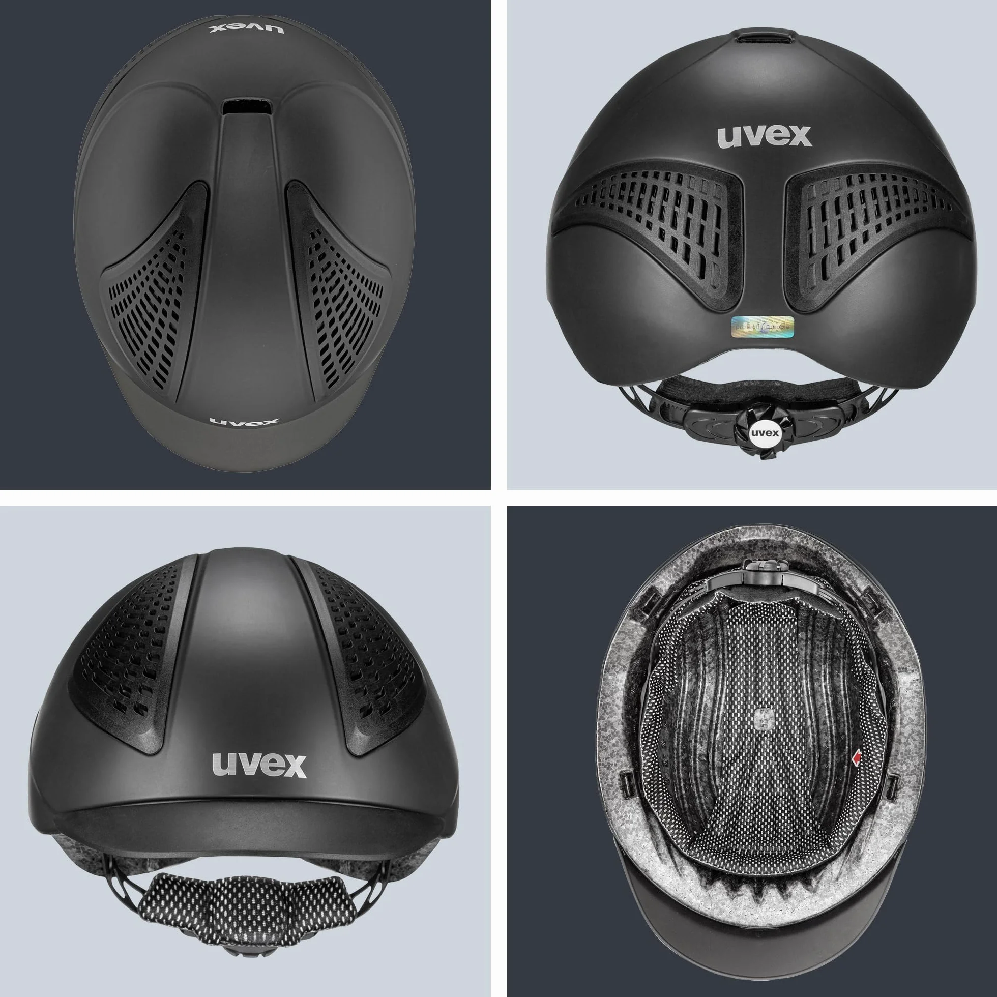 uvex kidoxx – lekki kask jeździecki dla dzieci – indywidualne dopasowanie rozmiaru – optymalna wentylacja – wzornictwo
