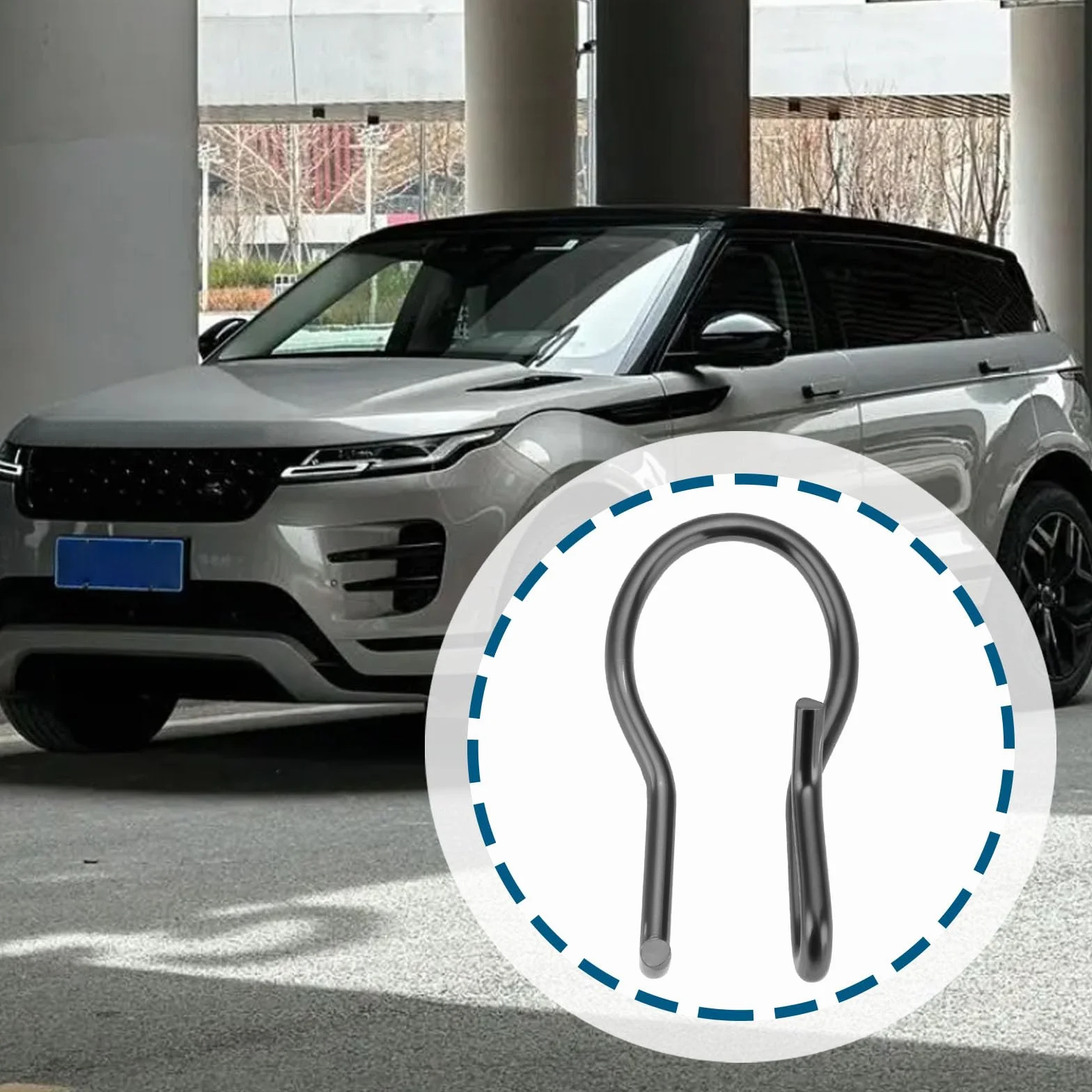 ECSiNG 2 szt. elektroniczny zawór sterujący klapą wydechową siłownik zacisk sprężyna mocowany zacisk łukowy 18307620323 kompatybilny z BMW serii 2/3 X5 X6 I8