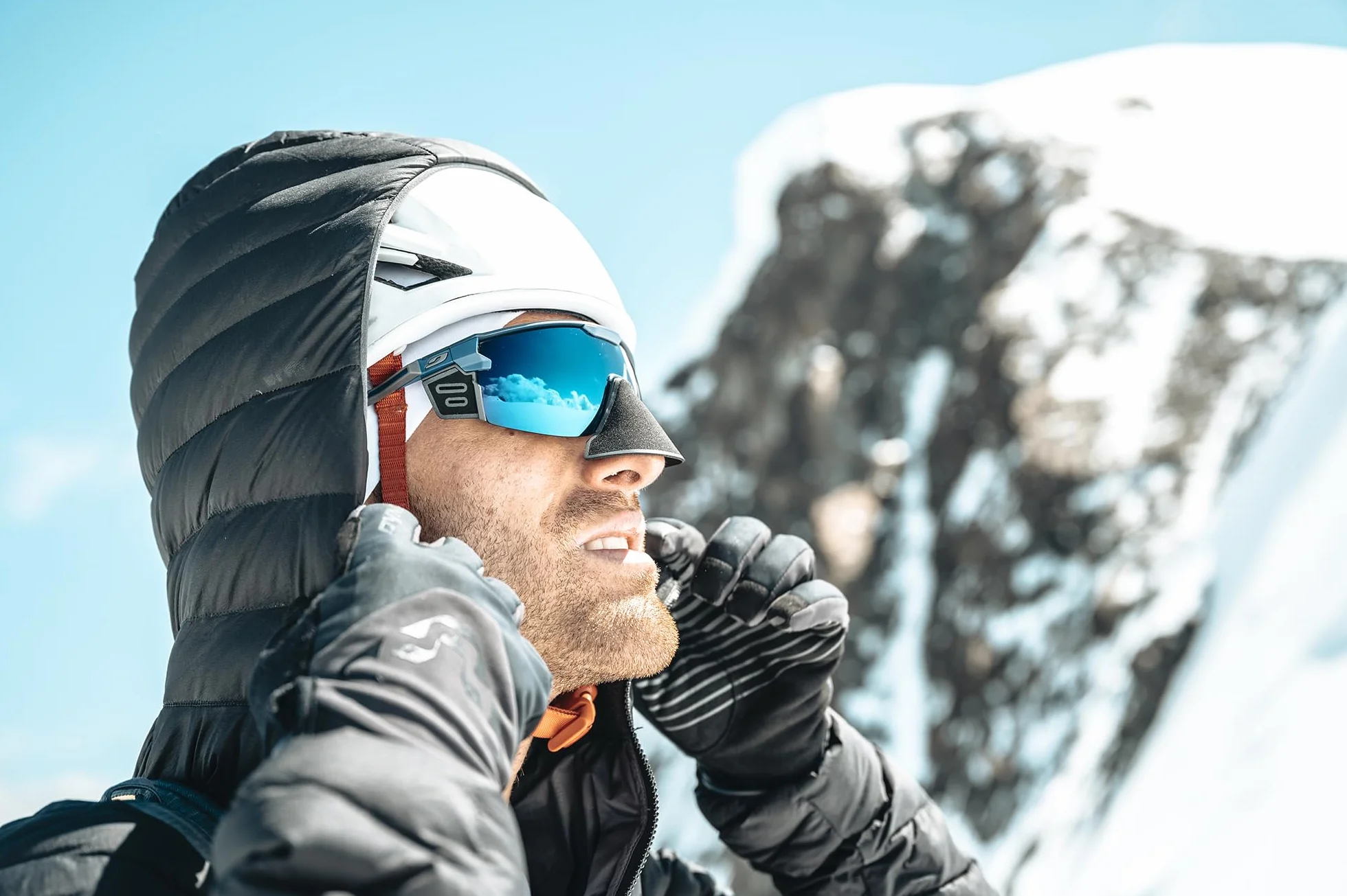 Julbo Ultimate Cover Okulary przeciwsłoneczne Mixed, Niebieski, L