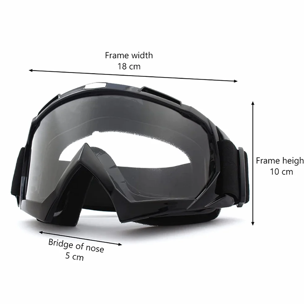 Motocykl ATV gogle motocrossowe ochrona UV okulary jeździeckie wiatroszczelne pyłoszczelne gogle narciarskie dla mężczyzn kobiet młodzieży dzieci