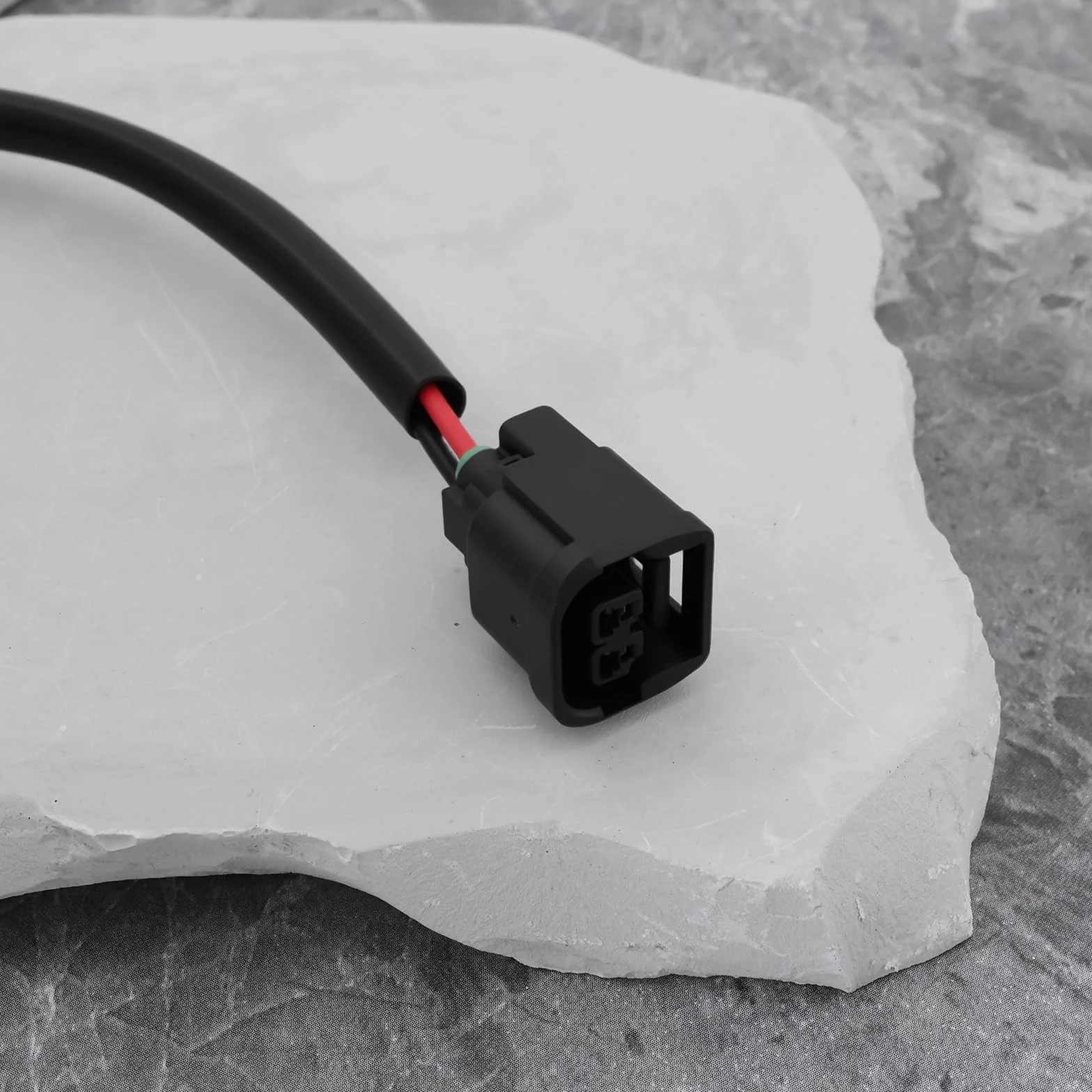 ECSiNG 2 szt. motocyklowe 2-pinowe złącze pomocnicze gniazdo 12 V adapter przewód kompatybilny z Honda XL750 Transalp 750 2023-2025