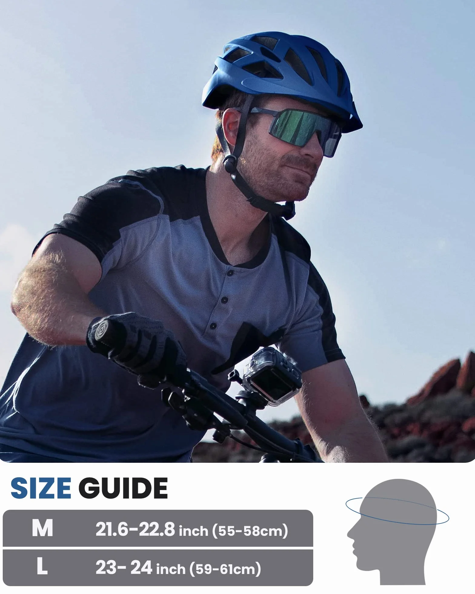 OutdoorMaster Kask rowerowy MIPS Recreational MIPS, dwie wyjmowane wkładki i wentylacja w wielu środowiskach, kask rowerowy górski, autostrada dla młodzieży i dorosłych