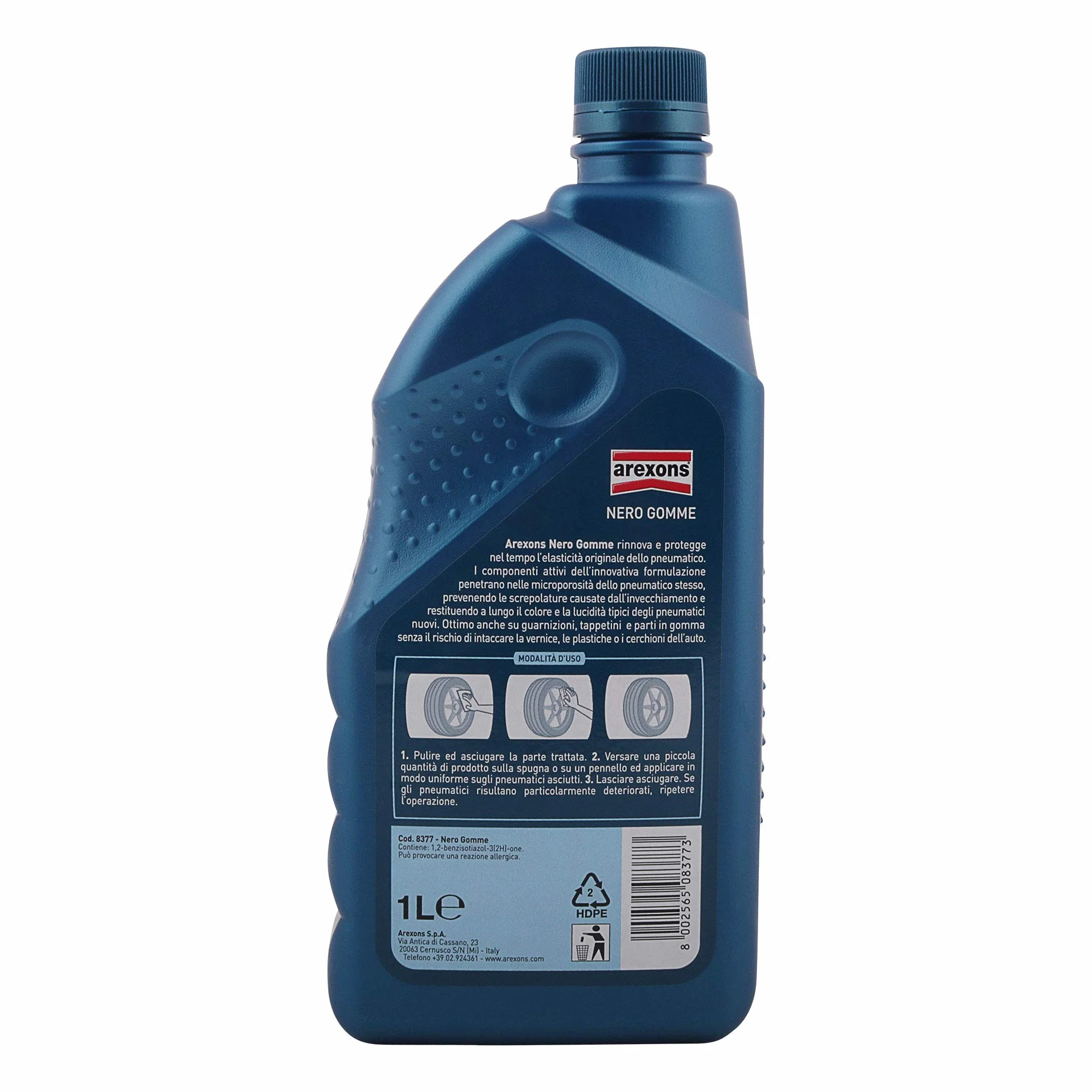 Arexons 8377 czarne kauczuki, 1 l