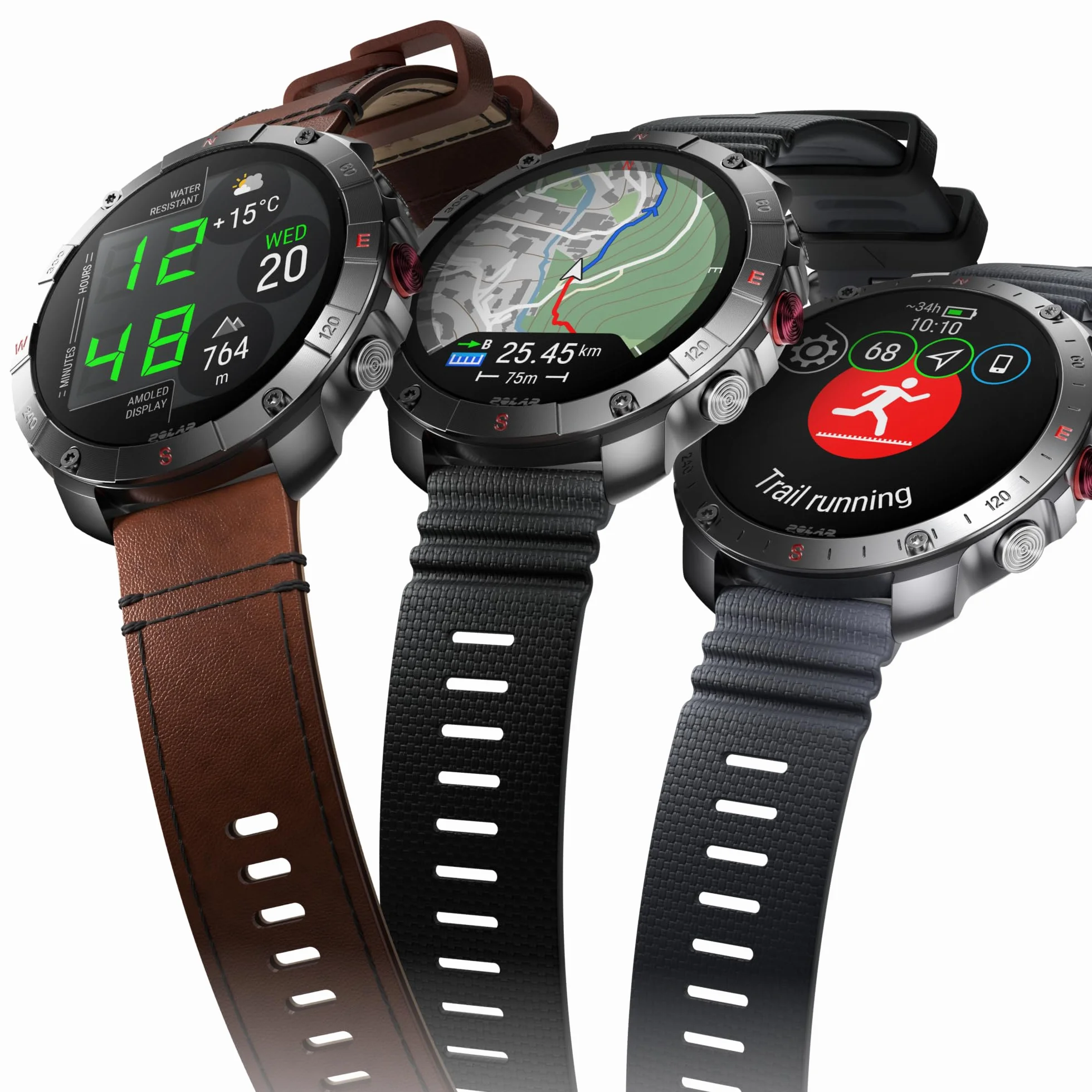 Polar Grit X2 Pro z GPS klasy premium – wytrzymały zegarek outdoorowy. Zaawansowana nawigacja i monitorowanie danych, sensor tętna i inne bioczujniki zaprojektowane dla najlepszej wydajności