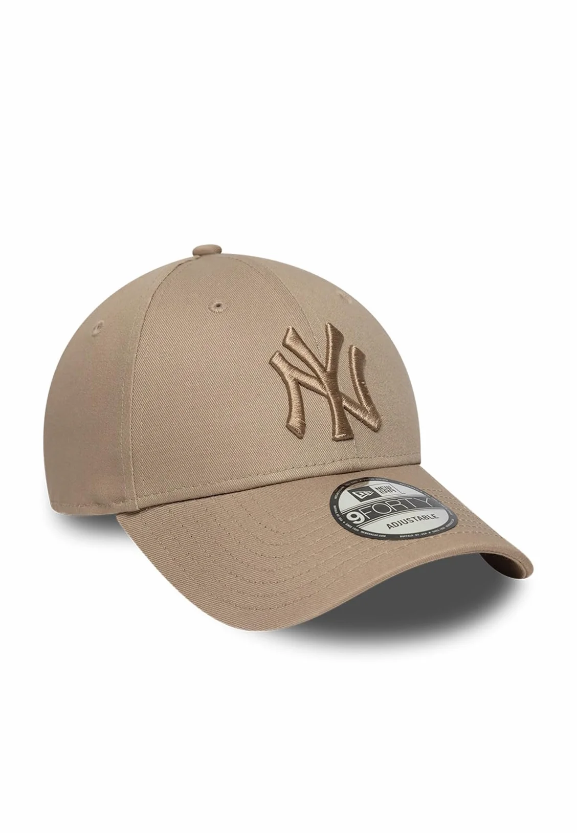 New Era Czapka z daszkiem 9Forty - New York Yankees popielaty brąz