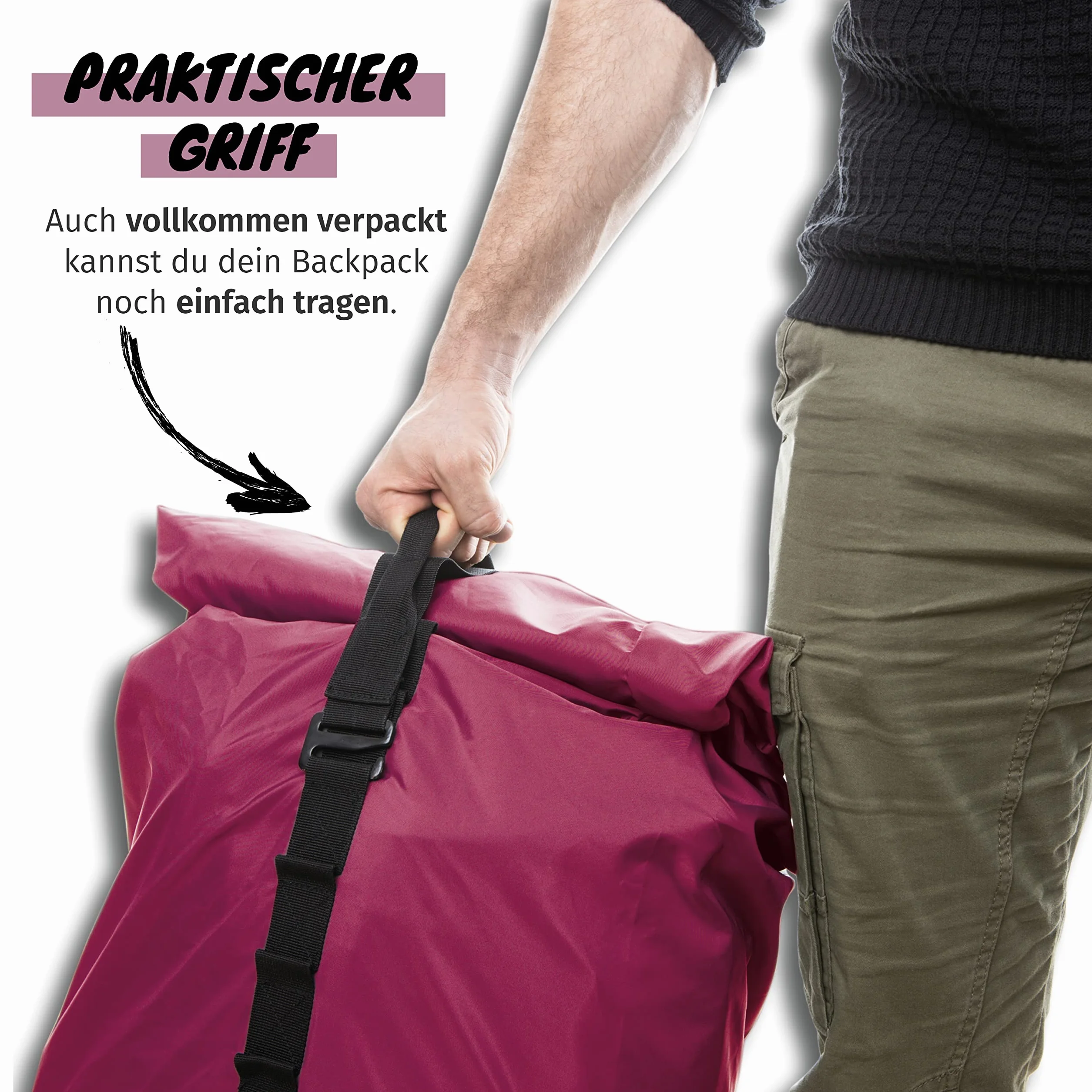 Journext Plecak 2 w 1 Pokrowiec ochronny i ochrona przed deszczem/Flight Cover plecak/plecak Pokrowiec na samolot, pociąg i autobus/torba na lot/plecak ochronny/plecak ochronny