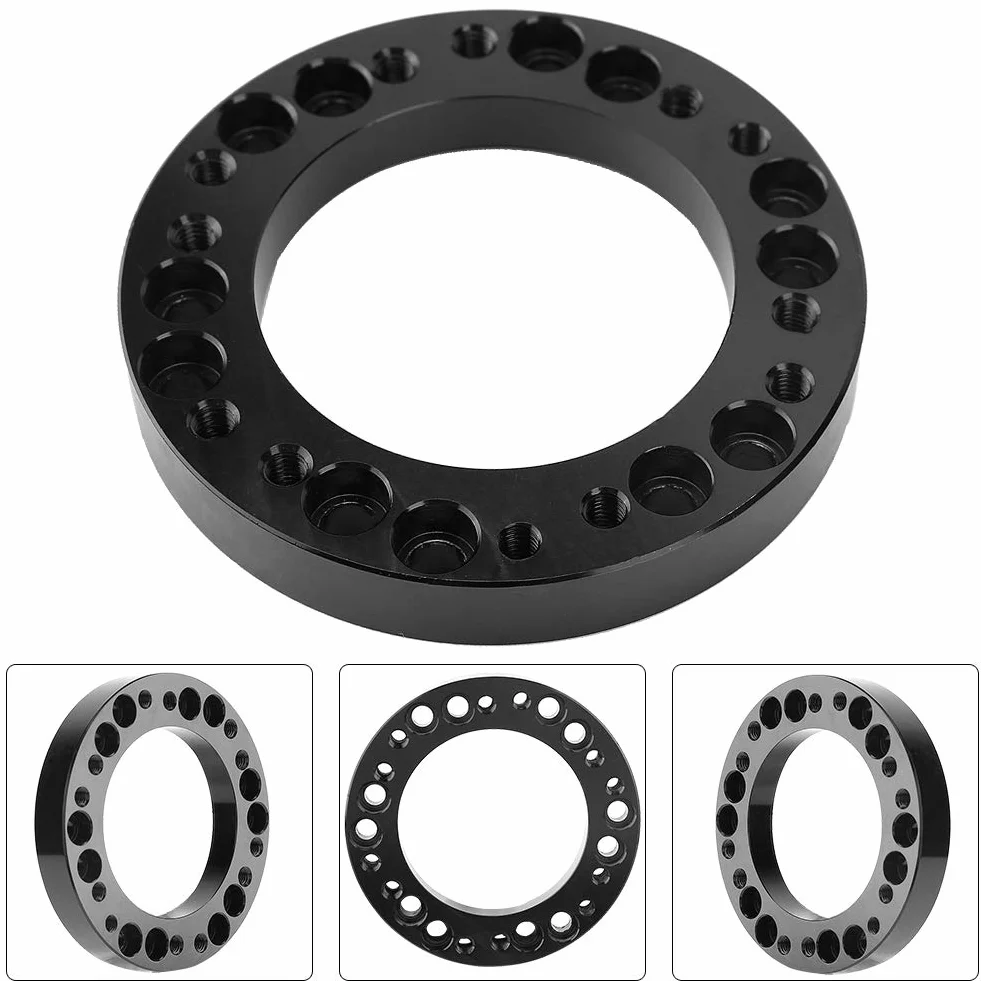 Adapter do kierownicy z otworami na kierownicę, 12,5 mm, uniwersalny adapter do kierownicy samochodowej, piasty, Racing Spacer, zestaw adapterów 70 mm