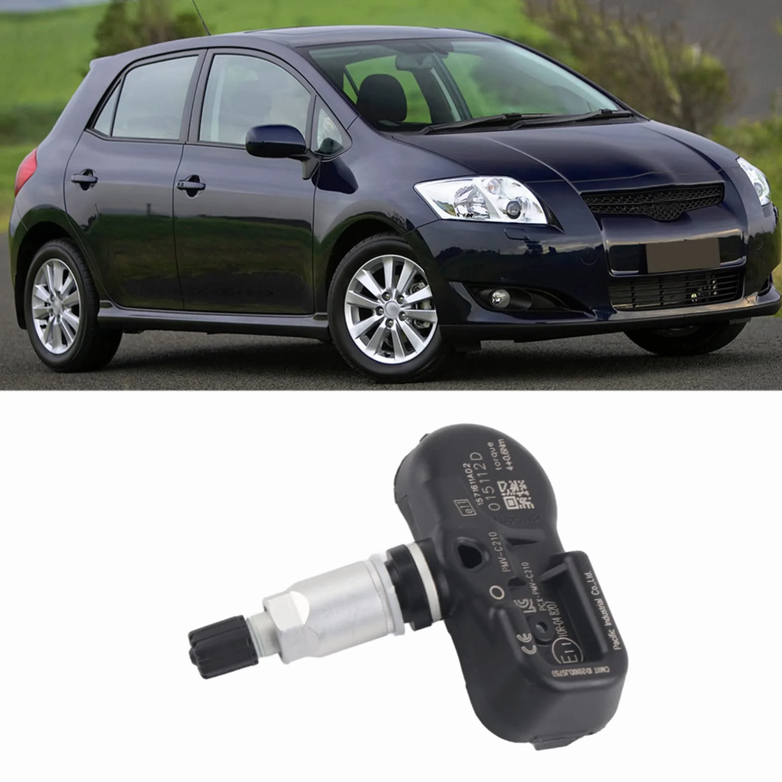 Czujnik ciśnienia w oponach, samochodowy czujnik monitorowania ciśnienia w oponach TPMS PMV-C210 Nadaje się do akcesoriów samochodowych