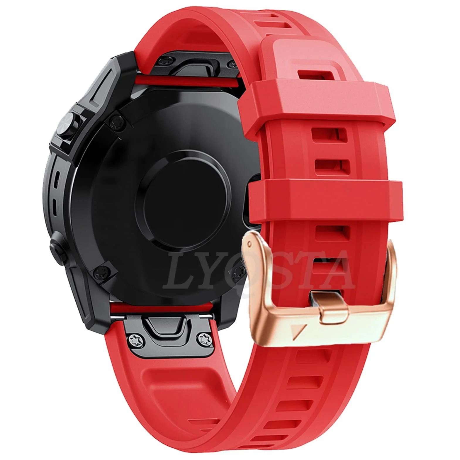 AMSH Pasek do zegarka Garmin Fenix 7S 6S Pro 5SPlus pasek do zegarka 20 mm bransoletka pasek Instinct 2S opaska silikonowa szybka wymiana paska na nadgarstek