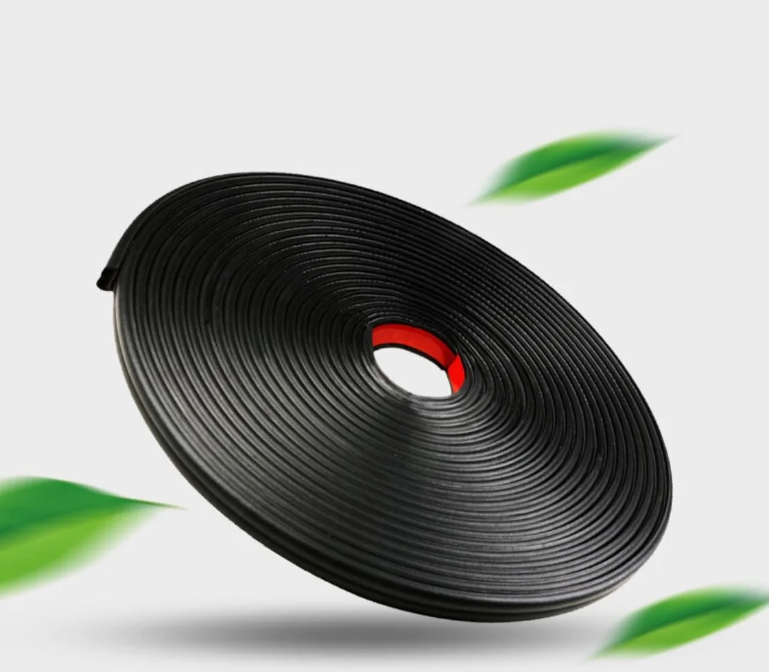 20 m EPDM gumowa uszczelka drzwi samochodowych, 12 mm x 5 mm, taśma uszczelniająca w kształcie litery B, izolacja akustyczna do wnętrza samochodu, mata izolacyjna do maski, komory silnika,