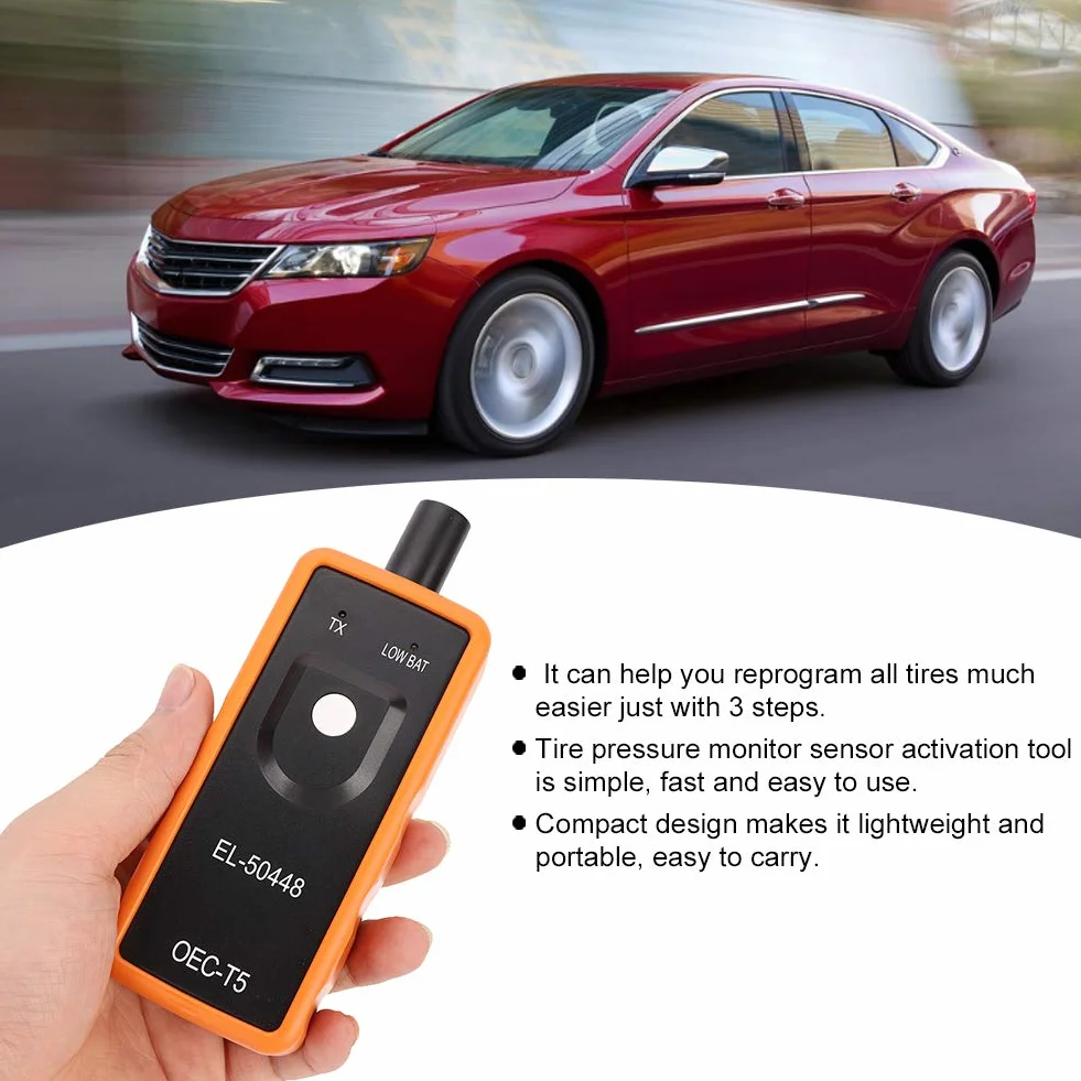 TPMS Relearn Tool, Uniwersalny Czujnik Ciśnienia w Oponach TPMS Reset Relearn Narzędzie Aktywacyjne, Narzędzie do Programowania TPMS