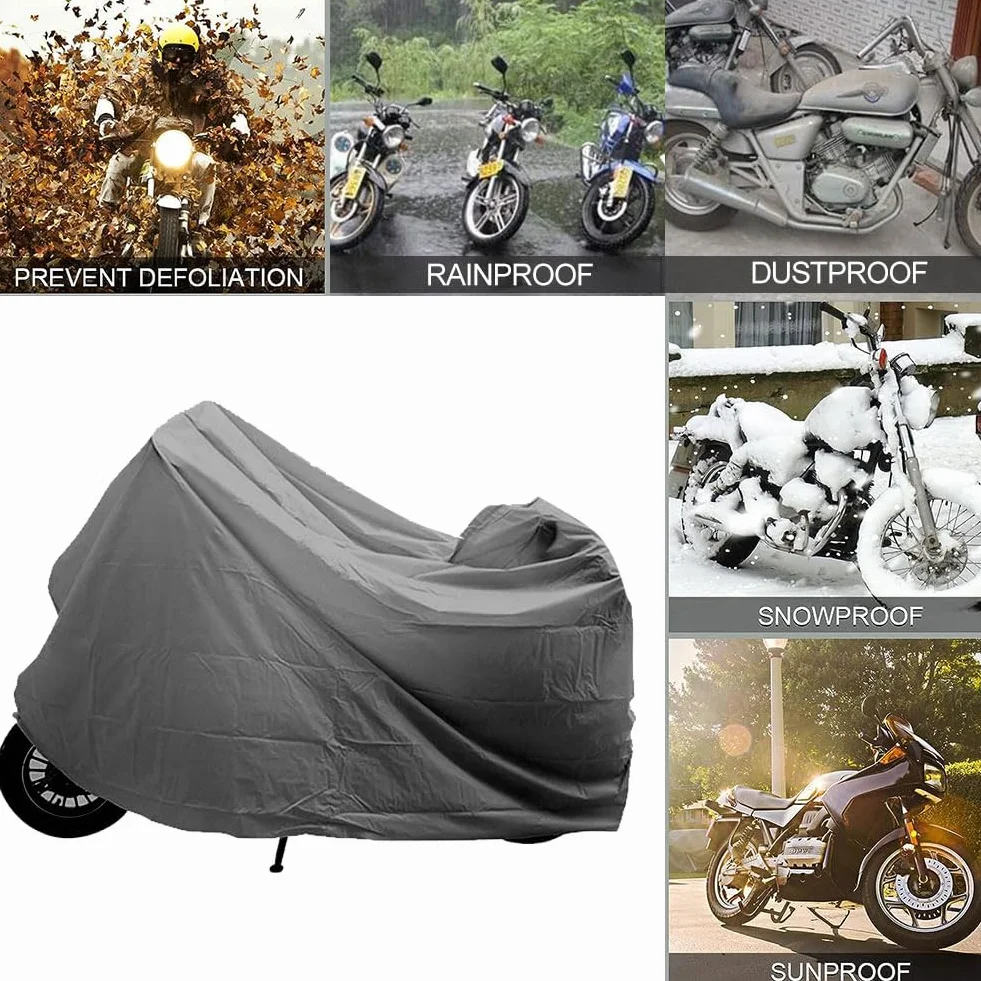Pokrowiec na motocykl, motorower, skuter, wodoszczelny, odporny na zimę, pokrowiec na motocykl, skuter, 220 x 120 cm
