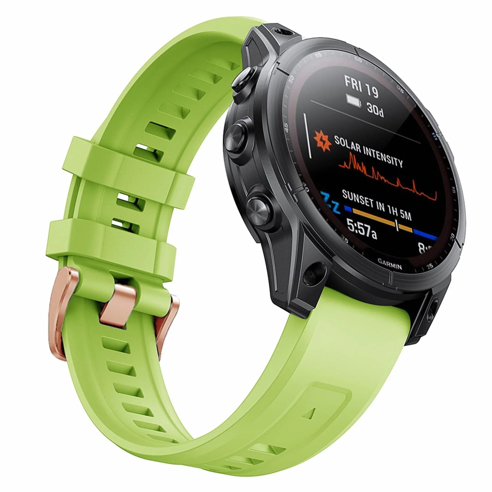 AMSH Pasek do zegarka Garmin Fenix 7S 6S Pro 5SPlus pasek do zegarka 20 mm bransoletka pasek Instinct 2S opaska silikonowa szybka wymiana paska na nadgarstek
