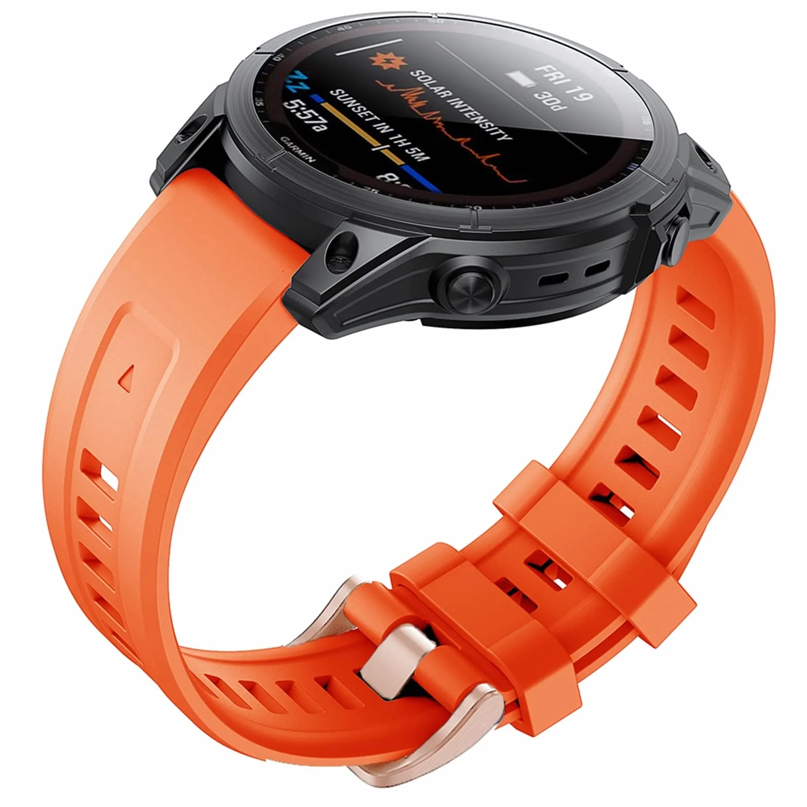 AMSH Pasek do zegarka Garmin Fenix 7S 6S Pro 5SPlus pasek do zegarka 20 mm bransoletka pasek Instinct 2S opaska silikonowa szybka wymiana paska na nadgarstek