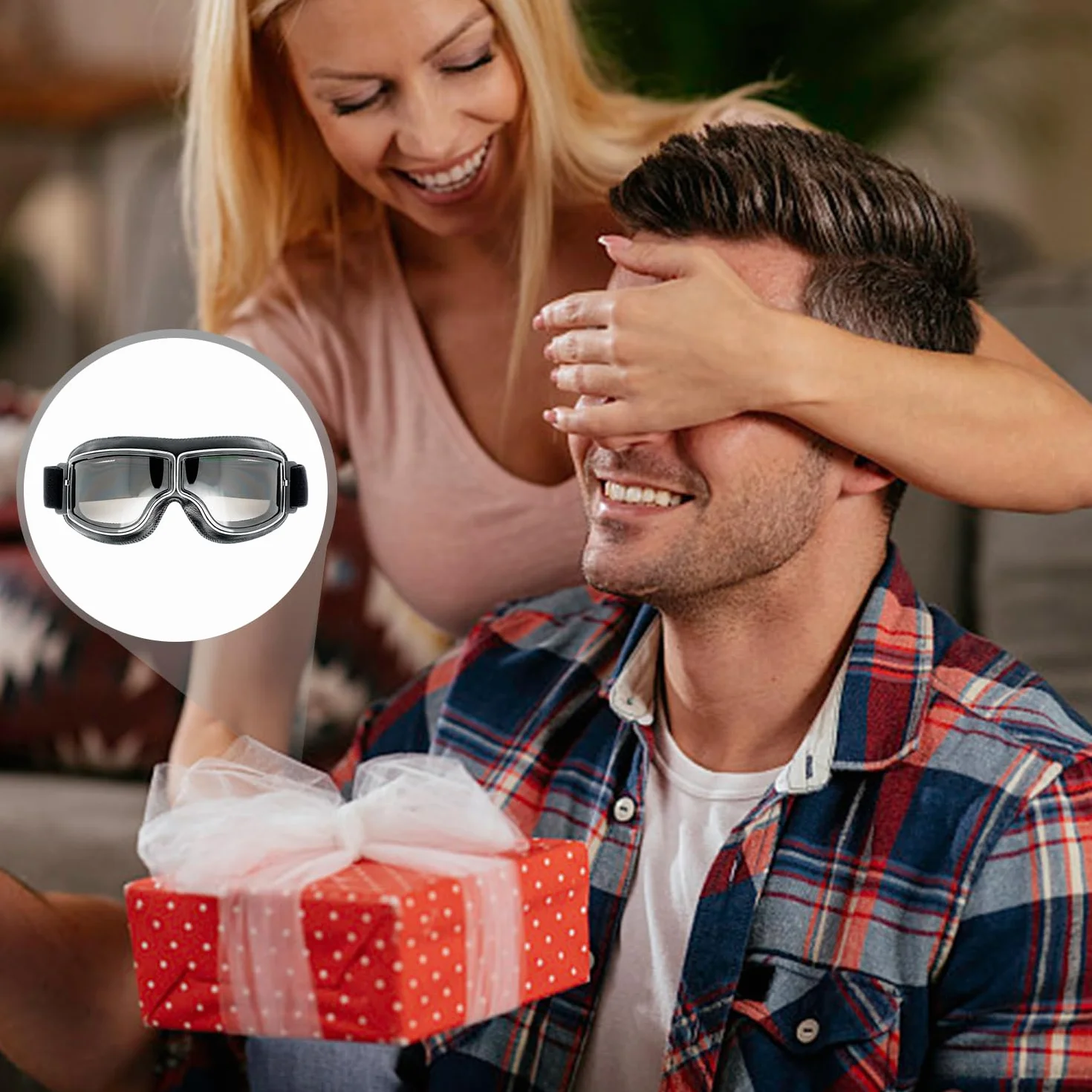 1 sztuka okulary motocyklowe, okulary motocyklowe, okulary pilotów, okulary motocyklowe retro, wiatroszczelne okulary ochronne, akcesoria do okularów motocyklowych (brązowe)