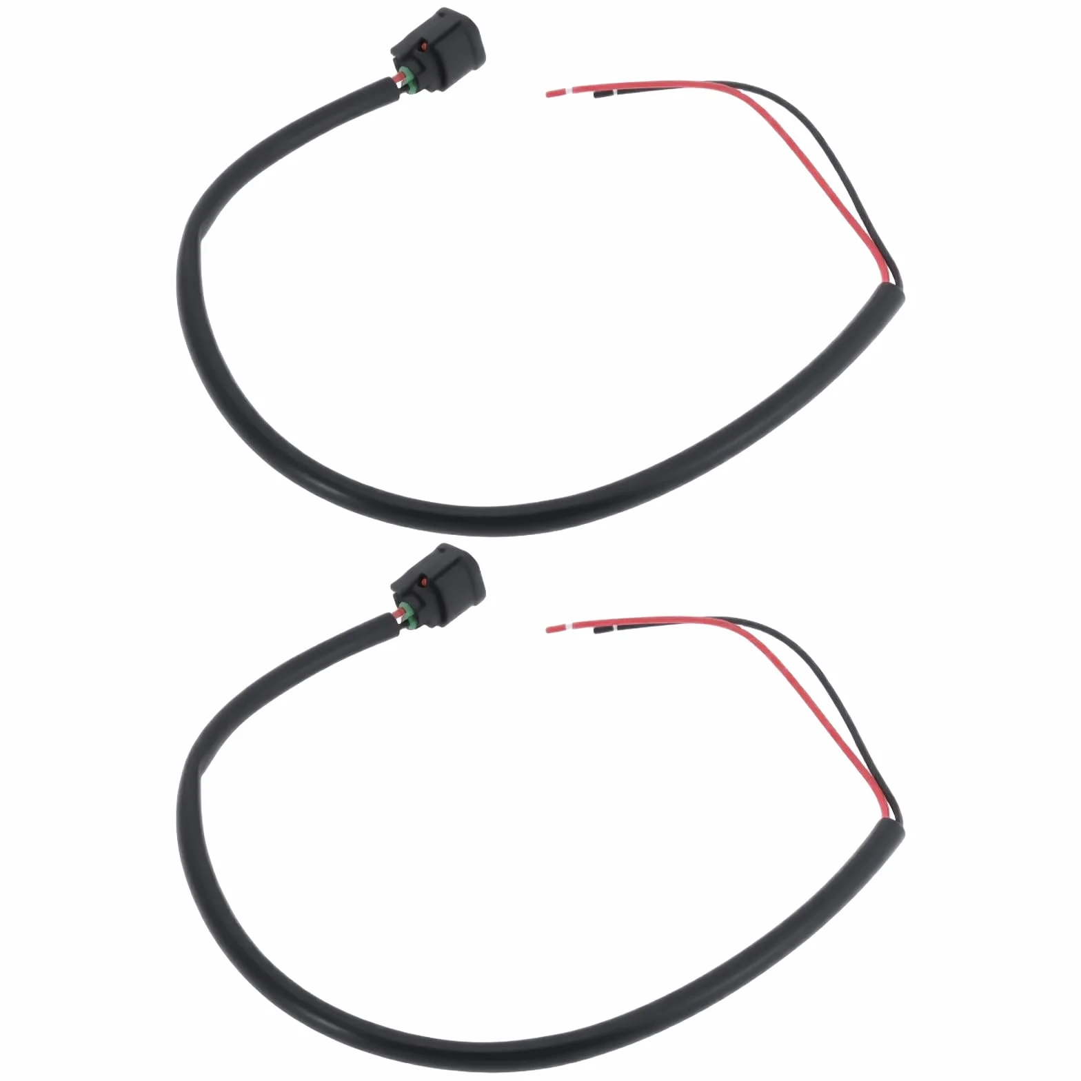 ECSiNG 2 szt. motocyklowe 2-pinowe złącze pomocnicze gniazdo 12 V adapter przewód kompatybilny z Honda XL750 Transalp 750 2023-2025
