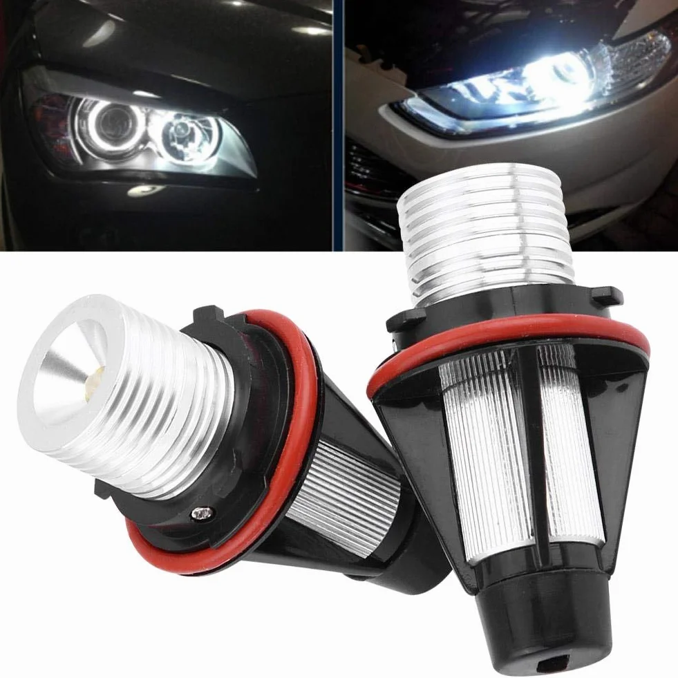 Angel Eyes Angel Eyes Led Pozycja 12 V 2 sztuki świecącego samochodu 6000k 5 W Światło do E60 E61 E39 E53