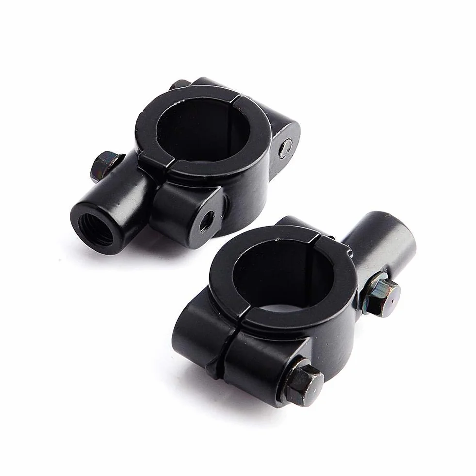 Keenso Kierownica Motocyklowa Wspornik Lusterka 7/8" Uniwersalny 10 mm Uchwyt Aluminiowy