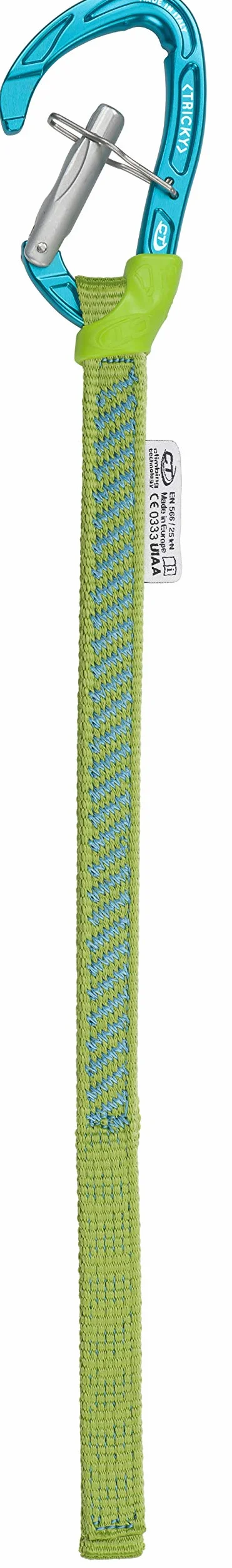Climbing Technology TRICKY Linka Pierścieniowa, Jasnoniebieski/Zielony (Azzurro Verde)