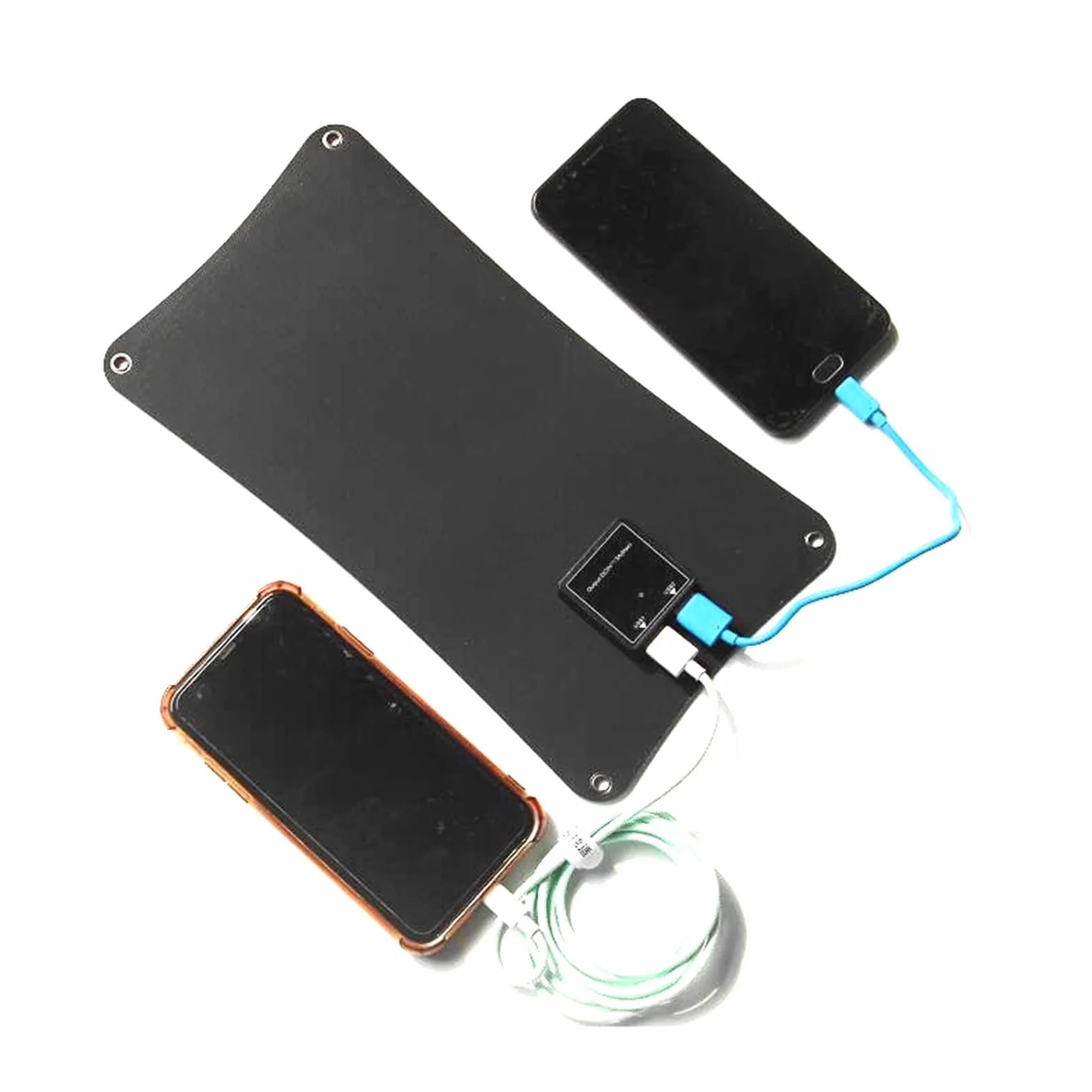 Panel słoneczny 10 W, 5 V, wyjście podwójny port USB 2 A, wygodna ładowarka do panelu słonecznego, ładowarka do plecaka, nadaje się do aktywności na świeżym powietrzu, wędrówek, kempingu